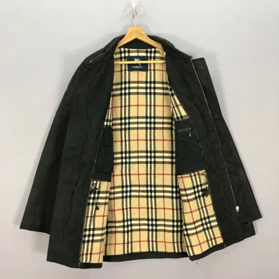 Pre-owned Burberry X Vintage Burberry Jacket Burberry's Checkered Chore Jacket In Multicolor