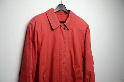 Pre-owned Burberry X Vintage Burberry Jacket In Washed Red