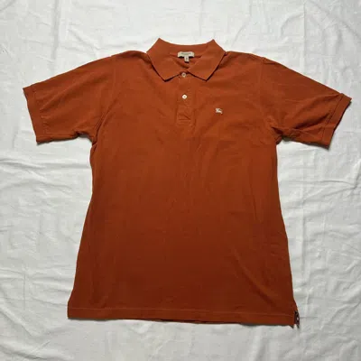 Pre-owned Burberry X Vintage Burberry T-shirt In Orange