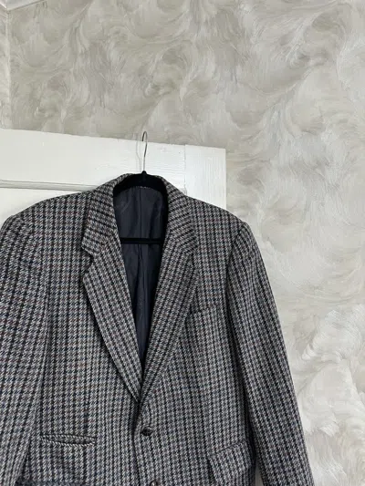 Pre-owned Burberry X Vintage Wool Suit Burberry Blazer In Grey
