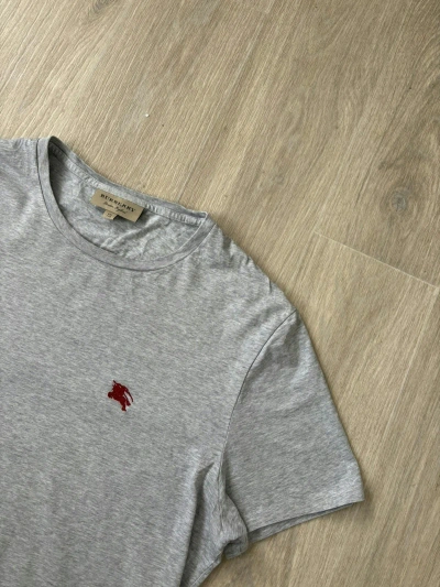 Pre-owned Burberry Y2k Men's T Shirt In Grey