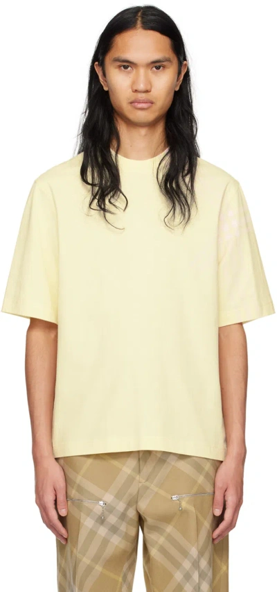 Burberry T-shirt Clothing In Yellow
