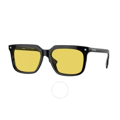 Burberry Yellow Square Men's Sunglasses Be4337f 300185 56