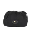 Burberry Ylon Pouch With Ekd Patch In Black
