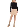 Burberry Zadine Ribbed-knit Off-shoulder Top In Black