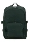 Burberry Bottle Green Nylon Blend Check Backpack