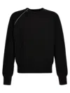 Burberry Wool Pullover With Decorative Zip