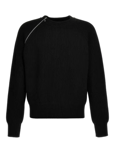 BURBERRY ZIP DETAIL SWEATER