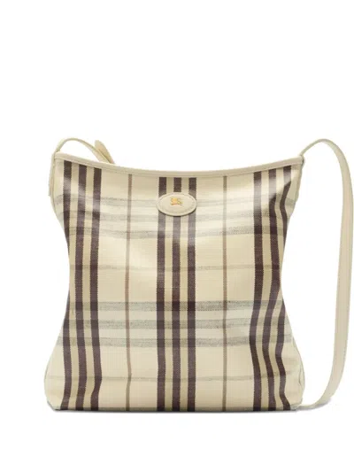 BURBERRY ZIP-FASTENING SHOULDER BAG