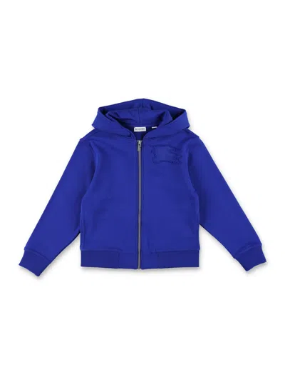 Burberry Kids' Zip Hoodie Fleece In Knight
