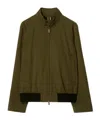 Burberry Zip-up Bomber Jacket In Furrow