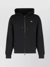 Burberry Black Sweatshirt With Ekd Embroidery On The Front And Logo Print On The Rear In Cotton Man In Black