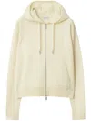 Burberry Zip-up Hoodie In Neutrals