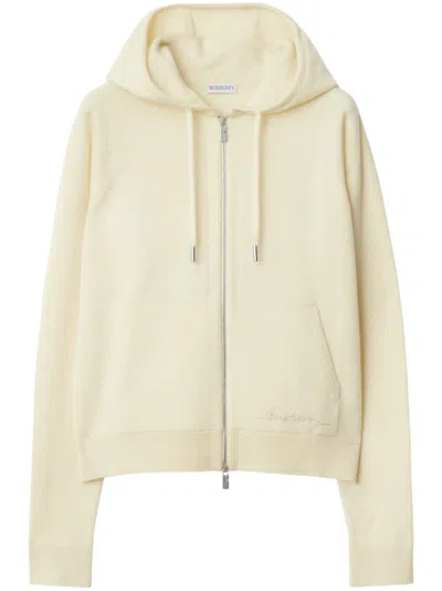 Burberry Zip-up Hoodie In Nutmeg