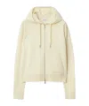 Burberry Zip-up Hoodie In Nutmeg