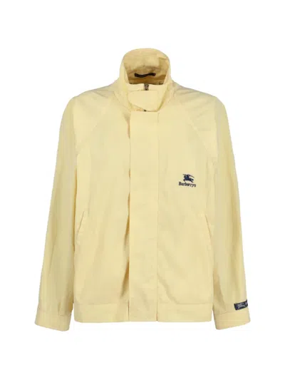 Pre-owned Burberry Zip-up Jacket In Yellow