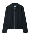 Burberry Cotton Gabardine Chester Harrington Jacket In Black