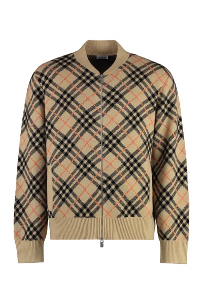 BURBERRY BURBERRY ZIPPED CARDIGAN