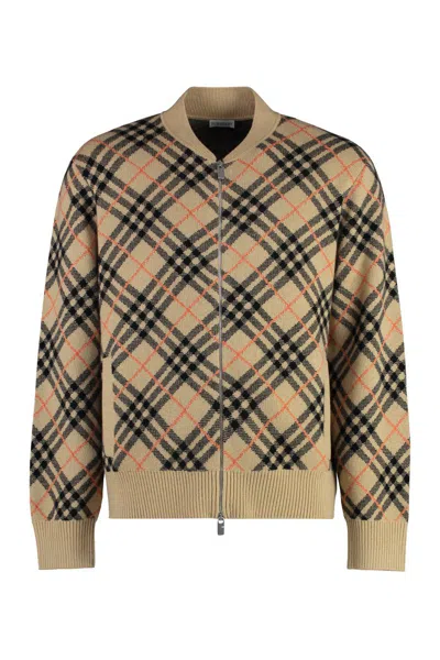 BURBERRY BURBERRY ZIPPED CARDIGAN