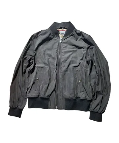 Burberry Zipper Jacket In Black