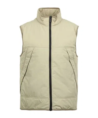 Burberry Zippered Vest In Nude