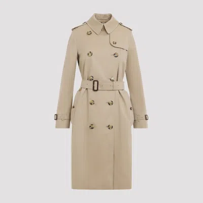 Burberry And Kensington Short Trench Jacket For Women, Cotton 100% In Brown