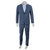BURBERRY BURBERRYSOHO FIT WOOL MOHAIR SUIT IN DARK PEWTER BLUE