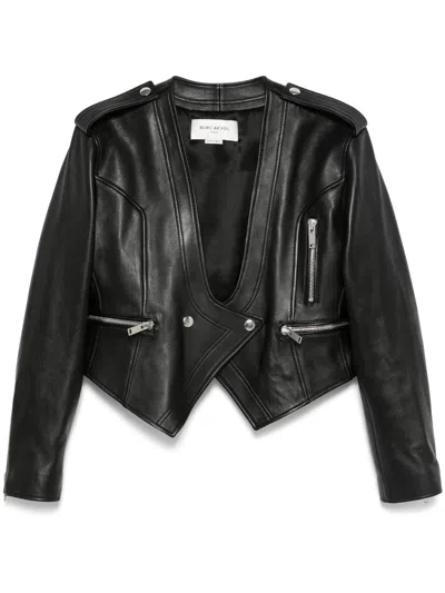 BURC AKYOL BLACK LEATHER JACKET