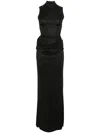 Burc Akyol Caryatid Gown In Black