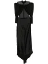 Burc Akyol Caryatid Gown In Black