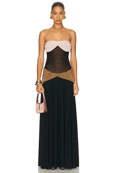 Burc Akyol Caryatid Jersey Dress In Black