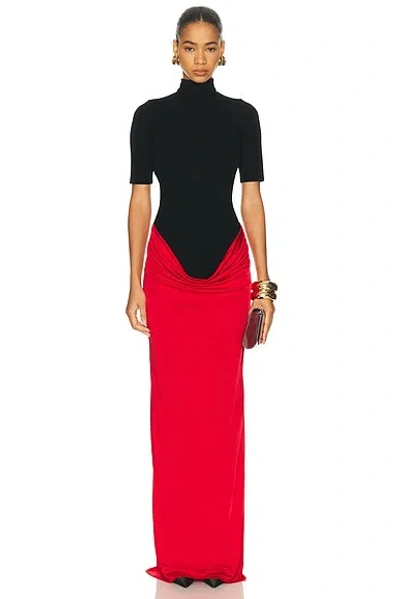 Burc Akyol Contrast Caryatid Dress In Multi