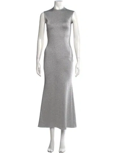 Pre-owned Burc Akyol Crew Neck Long Dress W/ Tags