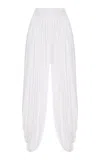 Burc Akyol Sultan Jersey Pants In White