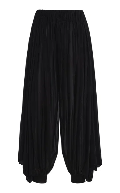 Burc Akyol Sultan Jersey Trousers In Black