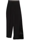 Burc Akyol Detachable-train Trousers In Black