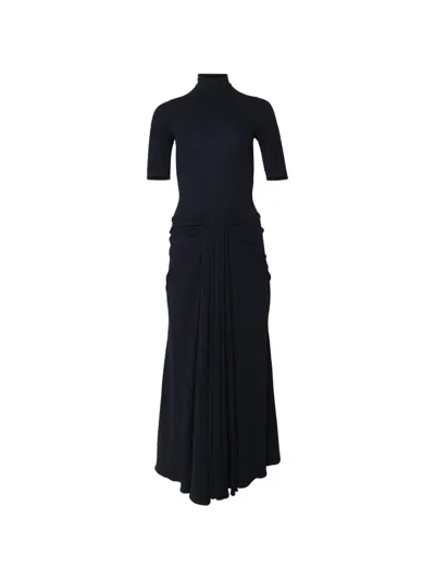 Burc Akyol Vestale Jersey Dress In Black