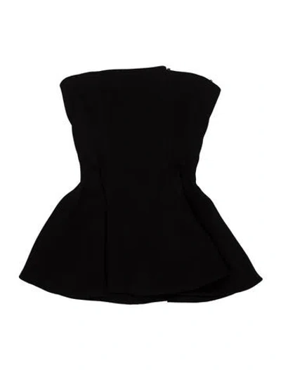 Pre-owned Burc Akyol Virgin Wool Sleeveless Top In Black