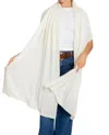 Burgess Sweaters Cable Wrap In Chalk In White