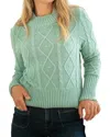 Burgess Sweaters Dublin Sweater In Teal In Blue