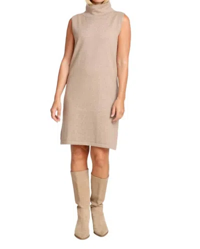 Burgess Sweaters Paris Knit Dress In Mocha In Neutral
