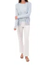 Burgess Sweaters Refined Cardigan In Frost Blue In Multi