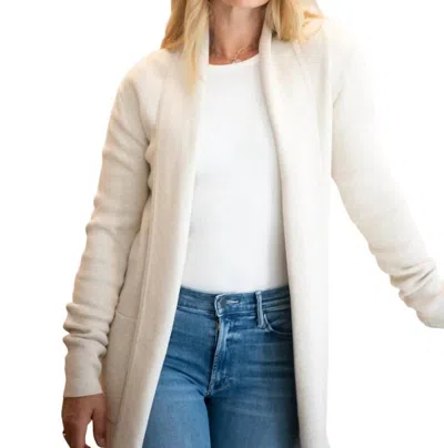 Burgess Sweaters Travel Coat In Latte In Multi