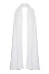 Burgess Sweaters Women's Cable Wrap In Laser White In Multi