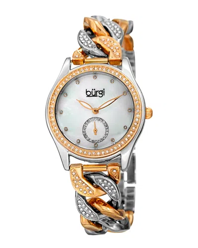 Burgi Women's Alloy Watch In Gray