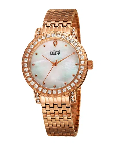 Burgi Women's Brass Watch
