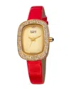 Burgi Women's Crystal Watch