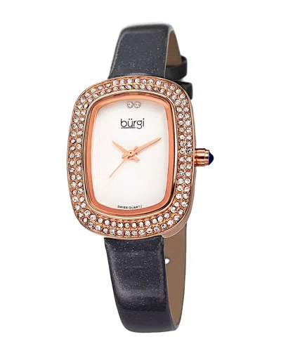 Burgi Women's Crystal Watch In Multicolor
