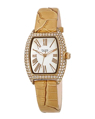 Burgi Women's Leather Watch