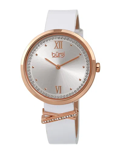 Burgi Women's Leather Watch